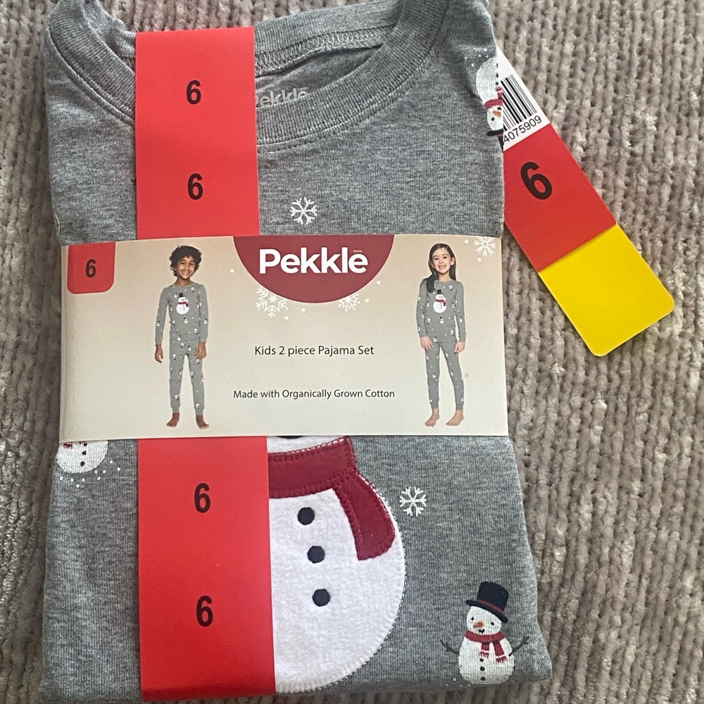 Pekkle Kids Snowman Pajama Set